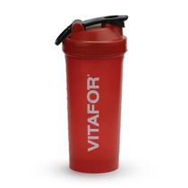 Coqueteleira Vermelha 600ml - Vitafor - Com Peneira Rede Coqueteleira Vermelha 600ml - Vitafor - Com Peneira Rede