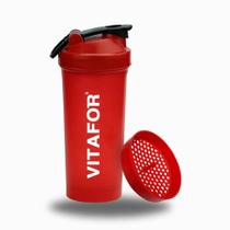 Coqueteleira Vermelha Vitafor 600ml Vem Viver Bem Original BPA Free Shakeira