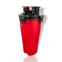 Coquiteleira Copo Academia Shaker Garrafinha Dupla Vermelha - Art House