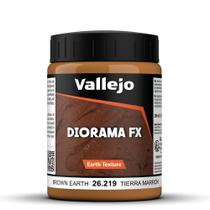 Cor acrílica Vallejo Diorama FX Earth Textures 200mL Marrom