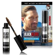 Cor da barba Barba negra para homens: castanho claro instantâneo, médio