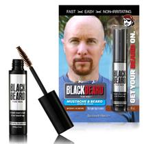 Cor da barba: barba preta para homens o dia todo: castanho/ruivo, 1 pacote Cor da barba: barba preta para homens o dia todo: castanho/ruivo, 1 pacote