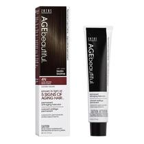 Cor de cabelo AGE beautiful Liqui Creme 4N Dark Brown 100mL