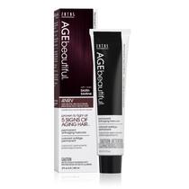 Cor de cabelo AGE beautiful Liqui Creme 4NRV Vermelho Neutro Escuro Violeta Marrom