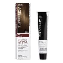 Cor de cabelo AGE beautiful Liqui Creme 6N Castanho claro