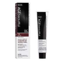 Cor de cabelo AGE beautiful Permanent 1N Jet Black +100% cinza Cor de cabelo AGE beautiful Permanent 1N Jet Black +100% cinza