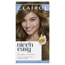 Cor de cabelo Clairol Nice'n Easy 6G Marrom dourado claro x1