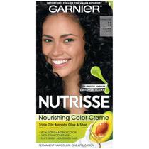 Cor de cabelo Garnier Nutrisse Nourishing 11 Blackest Black