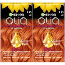 Cor de cabelo Garnier Olia Sem Amônia 7.45 Dark Fire Ruby