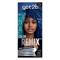 Cor de cabelo Got2b Color Remix 095 Blue Euphoria Semi-Perm