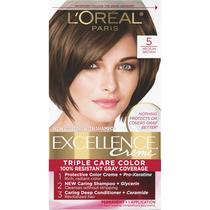 Cor de cabelo L'Oreal Paris Excellence Creme 5 Castanho Médio