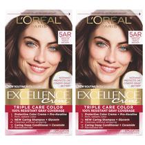 Cor de cabelo L'Oreal Paris Excellence Creme 5AR Medium Maple Brown Cor de cabelo L'Oreal Paris Excellence Creme 5AR Medium Maple Brown