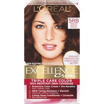 Cor de cabelo L'Oreal Paris Excellence Creme 5RB Medium Reddish