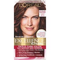 Cor de cabelo L'Oreal Paris Excellence Creme 6RB Marrom avermelhado claro