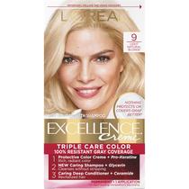 Cor de cabelo L'Oreal Paris Excellence Creme 9 Light Natural Blonde Cor de cabelo L'Oreal Paris Excellence Creme 9 Light Natural Blonde