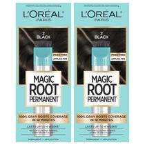 Cor de cabelo L'Oréal Paris Root Rescue Black 2 2PK