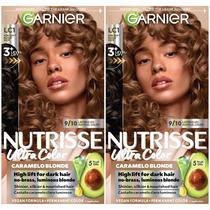 Cor de cabelo permanente Garnier Nutrisse LC1 Caramelo Blonde