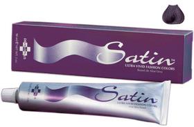 Cor de cabelo preta violeta acetinada - 1V