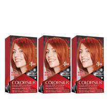 Cor de cabelo Revlon Colorsilk 45 Bright Auburn 130mL x3