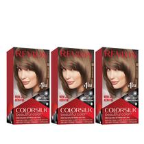 Cor de cabelo Revlon Colorsilk 50 Light Ash Brown 130 mL (x3)