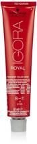 Cor de cabelo Schwarzkopf ROYAL IGORA MATT/ASH 8-11 60mL Cor de cabelo Schwarzkopf ROYAL IGORA MATT/ASH 8-11 60mL
