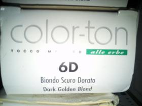 Cor de cabelo Tocco Magico Color-Ton 6D-6.3 Loiro dourado escuro 100mL