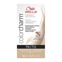 Cor de cabelo: WELLA Color Charm 7N, loiro médio, cinza, cobertura