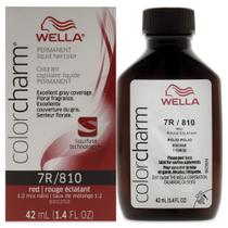 Cor de cabelo Wella Color Charm Liquid Permanent 7R/810 Red 40mL Cor de cabelo Wella Color Charm Liquid Permanent 7R/810 Red 40mL