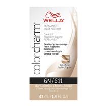 Cor de cabelo WELLA Color Charm Permanent 6N Dark Blonde 42mL