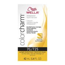 Cor de cabelo WELLA Color Charm Permanent 7G Sunlight Blonde