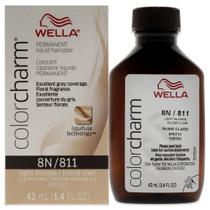 Cor de cabelo WELLA Color Charm Permanent 8N Light Blonde Cor de cabelo WELLA Color Charm Permanent 8N Light Blonde