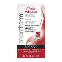 Cor de cabelo WELLA Color Charm Permanent 8RG Titan Red Blonde Cor de cabelo WELLA Color Charm Permanent 8RG Titan Red Blonde