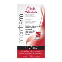 Cor de cabelo WELLA Color Charm Permanent Liquid 3RV Black Cherry