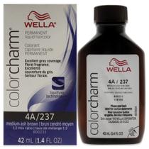 Cor de cabelo WELLA Color Charm Permanent Liquid 4A Med Ash Brown