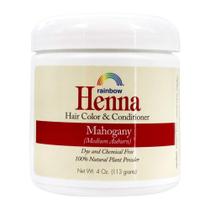 Cor e condicionador de cabelo Rainbow Research Henna Persian Mahogany Medium Auburn 120mL