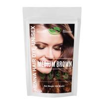 Cor/Tintura de cabelo e barba The Henna Guys Medium Brown 100g