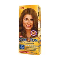 Cor Ton Tinta 8.1 Louro Cinza Claro 50g Cor Ton Tinta 8.1 Louro Cinza Claro 50g