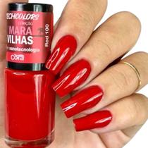 CORA - Esmalte Coleção 7 Maravilhas - Red 100 - 10ml CORA - Esmalte Coleção 7 Maravilhas - Red 100 - 10ml