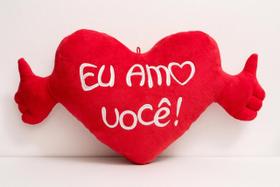 Coração Abraço Pelúcia G