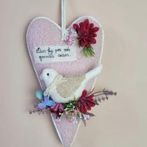 Coração Country Rosê Deus fez por nós 29x15 Coração Country Rosê Deus fez por nós 29x15