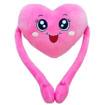 Coração De Pelúcia Antialérgico Amigos Do Coração Ursinho 38cm Em Suede Infantil Brinquedo DM Toys