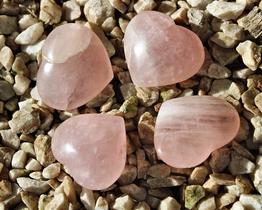 Coração de Quartzo Rosa mini