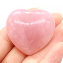 Coração de Quartzo Rosa - Pedra do Sol Cristais