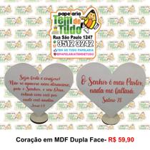 Coração em MDF