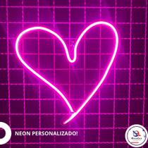 Coração em Neon Led Personalizado Coração em Neon Led Personalizado