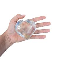 CORAÇÃO FACETADO CRISTAL - (200 a 299)g CORAÇÃO FACETADO CRISTAL - (200 a 299)g