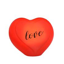 Coração love luminaria vermelho
