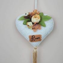 Coração Perfumado Pendente Amor Laranja 29x19