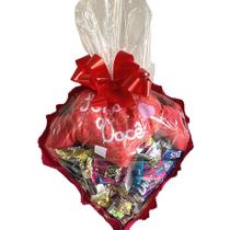 Coração surpresa de chocolate