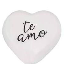 Coração te amo luminaria natural